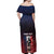 Personalized France Cycling Off Shoulder Maxi Dress Ride With Cyclist - Wonder Print Shop