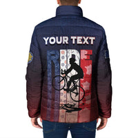 Personalized France Cycling Padded Jacket Ride With Cyclist - Wonder Print Shop