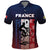 Personalized France Cycling Polo Shirt Ride With Cyclist - Wonder Print Shop