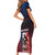 Personalized France Cycling Short Sleeve Bodycon Dress Ride With Cyclist - Wonder Print Shop