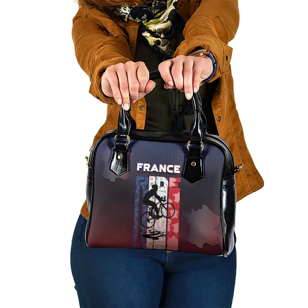 France Cycling Shoulder Handbag Ride With Cyclist - Wonder Print Shop