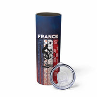 Personalized France Cycling Skinny Tumbler Ride With Cyclist - Wonder Print Shop