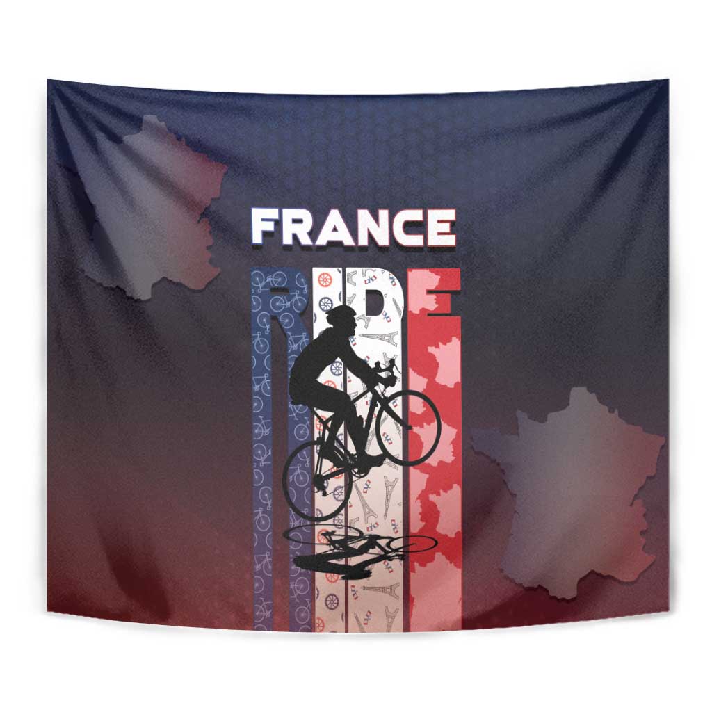 France Cycling Tapestry Ride With Cyclist - Wonder Print Shop