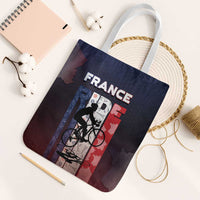 France Cycling Tote Bag Ride With Cyclist - Wonder Print Shop