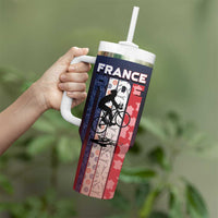 Personalized France Cycling Tumbler With Handle Ride With Cyclist - Wonder Print Shop
