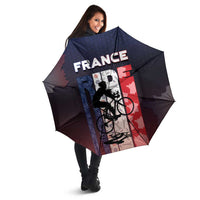 France Cycling Umbrella Ride With Cyclist - Wonder Print Shop