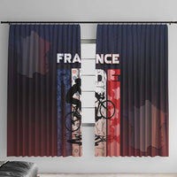 France Cycling Window Curtain Ride With Cyclist - Wonder Print Shop