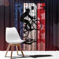 France Cycling Window Curtain Ride With Cyclist - Wonder Print Shop