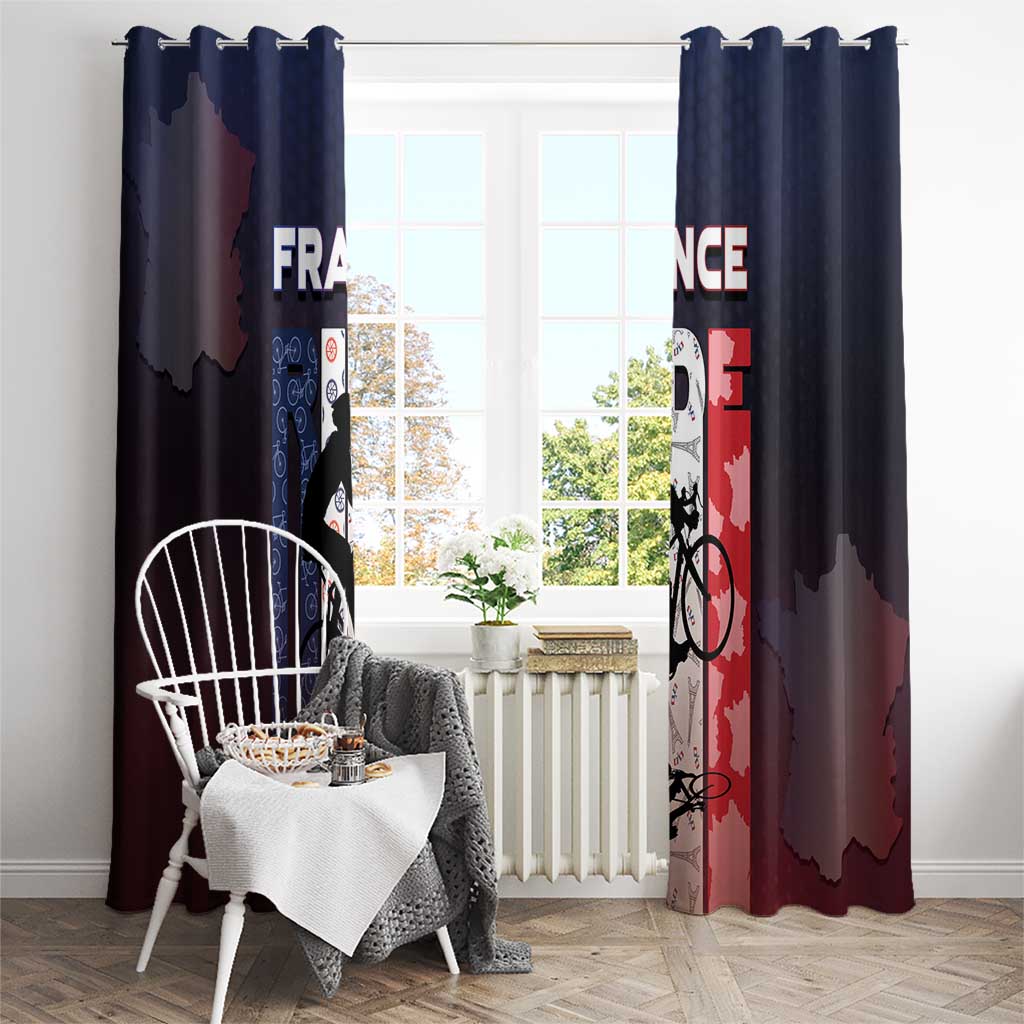 France Cycling Window Curtain Ride With Cyclist - Wonder Print Shop