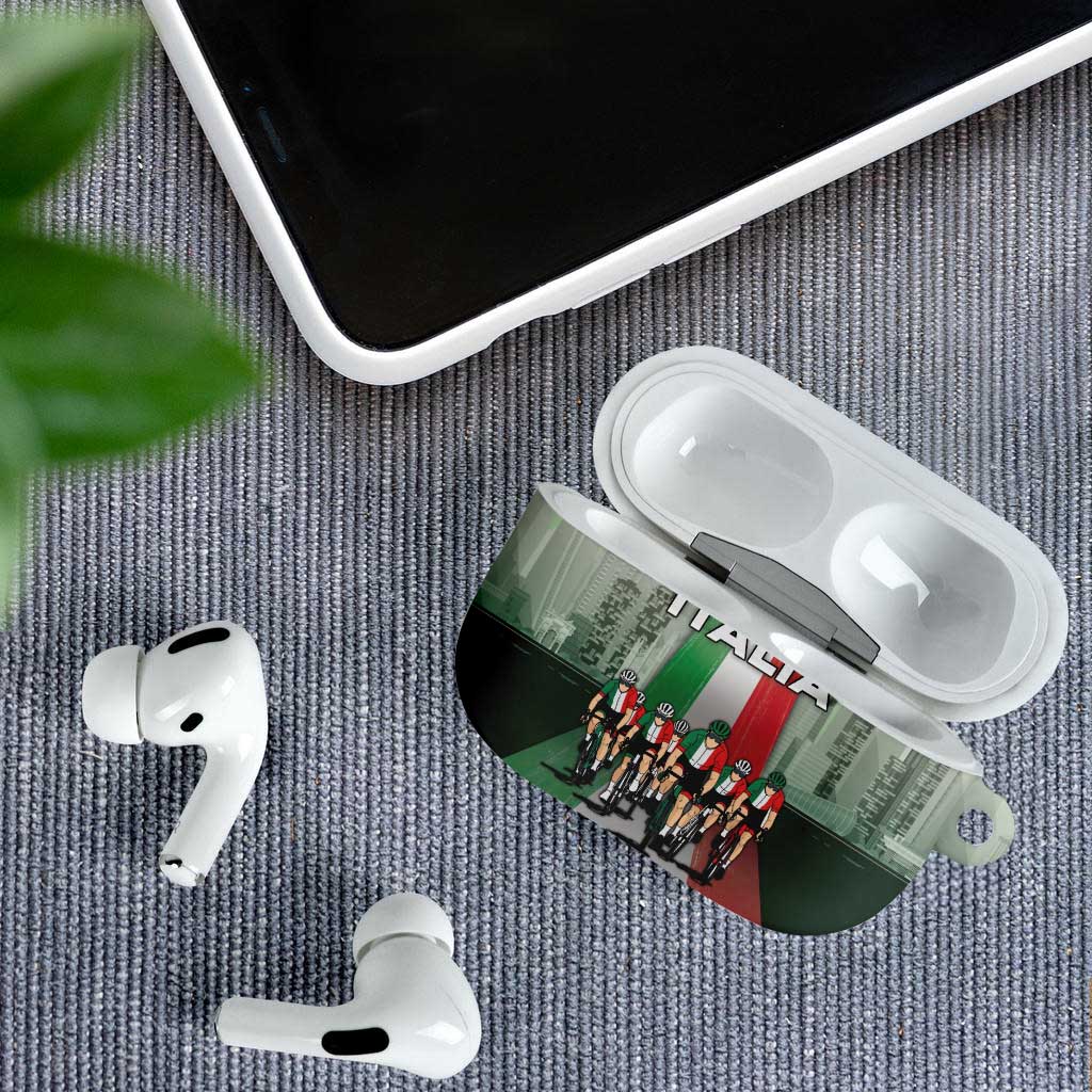 Italy Cycling AirPods Case Life In The Bike Lane - Wonder Print Shop
