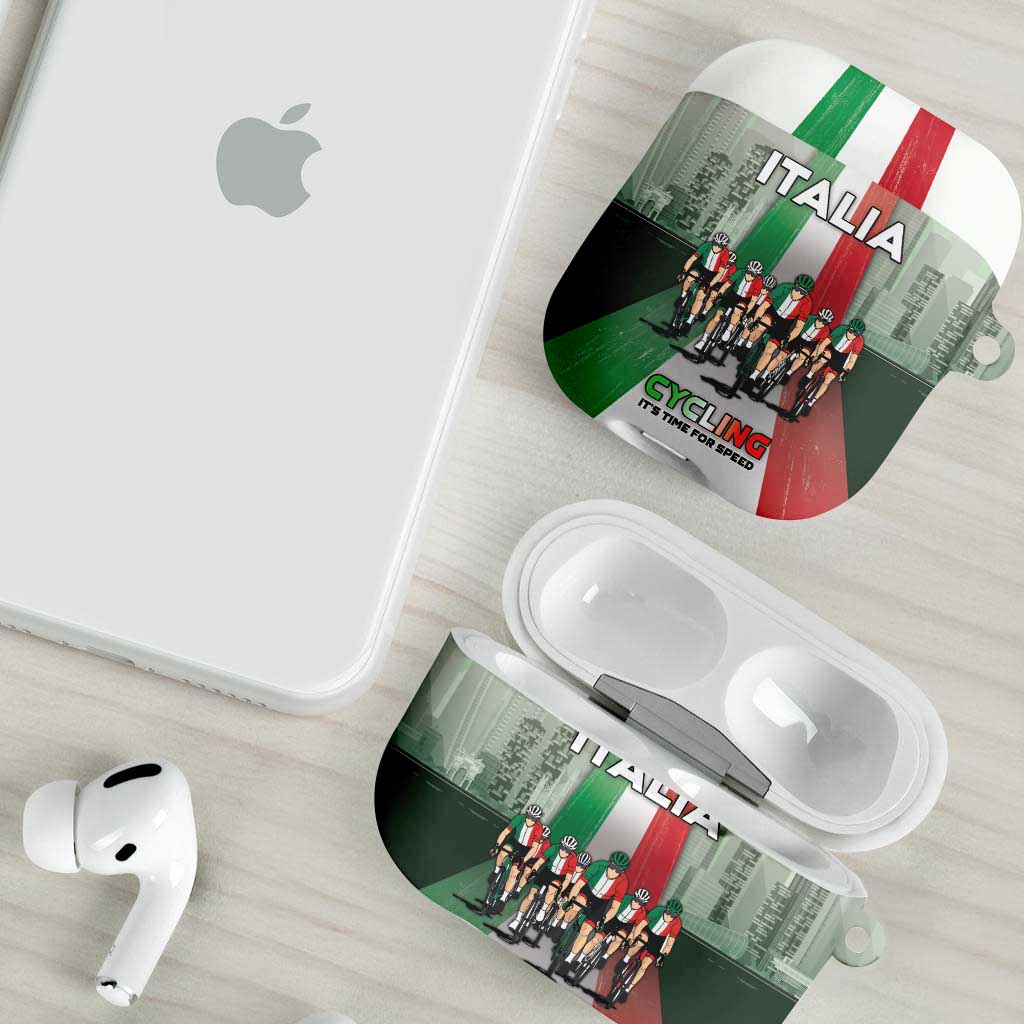Italy Cycling AirPods Case Life In The Bike Lane - Wonder Print Shop