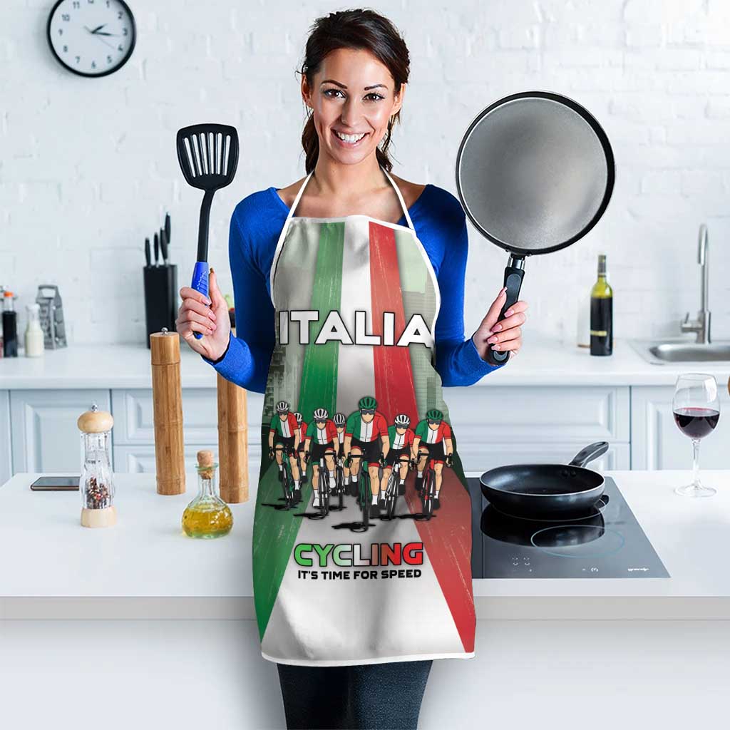 Italy Cycling Apron Life In The Bike Lane - Wonder Print Shop