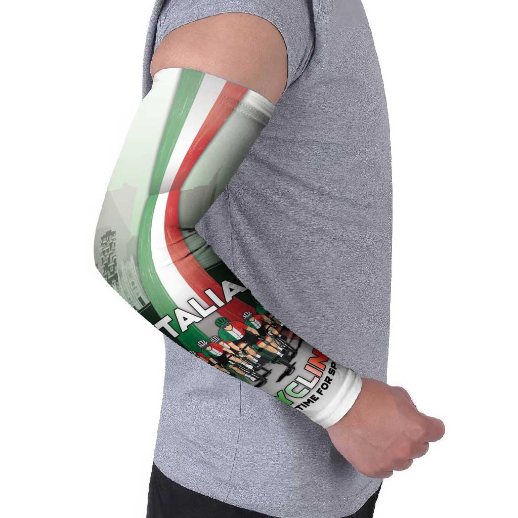Personalized Italy Cycling Arm Sleeves Life In The Bike Lane - Wonder Print Shop