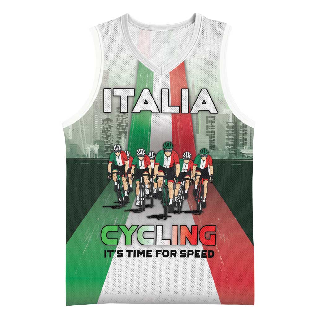Personalized Italy Cycling Basketball Jersey Life In The Bike Lane - Wonder Print Shop