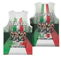 Personalized Italy Cycling Basketball Jersey Life In The Bike Lane - Wonder Print Shop