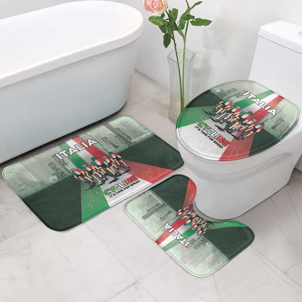 Italy Cycling Bathroom Set Life In The Bike Lane - Wonder Print Shop