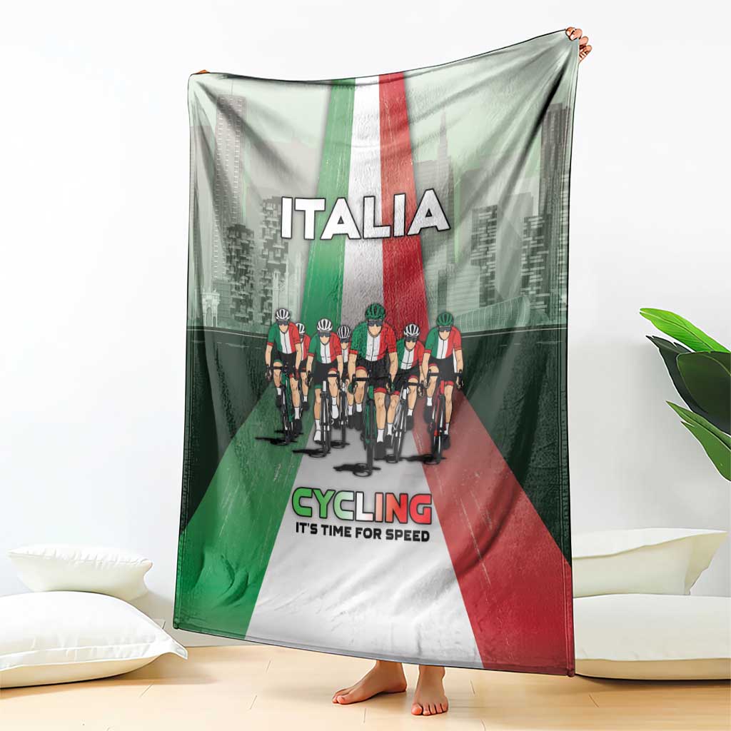 Italy Cycling Blanket Life In The Bike Lane - Wonder Print Shop