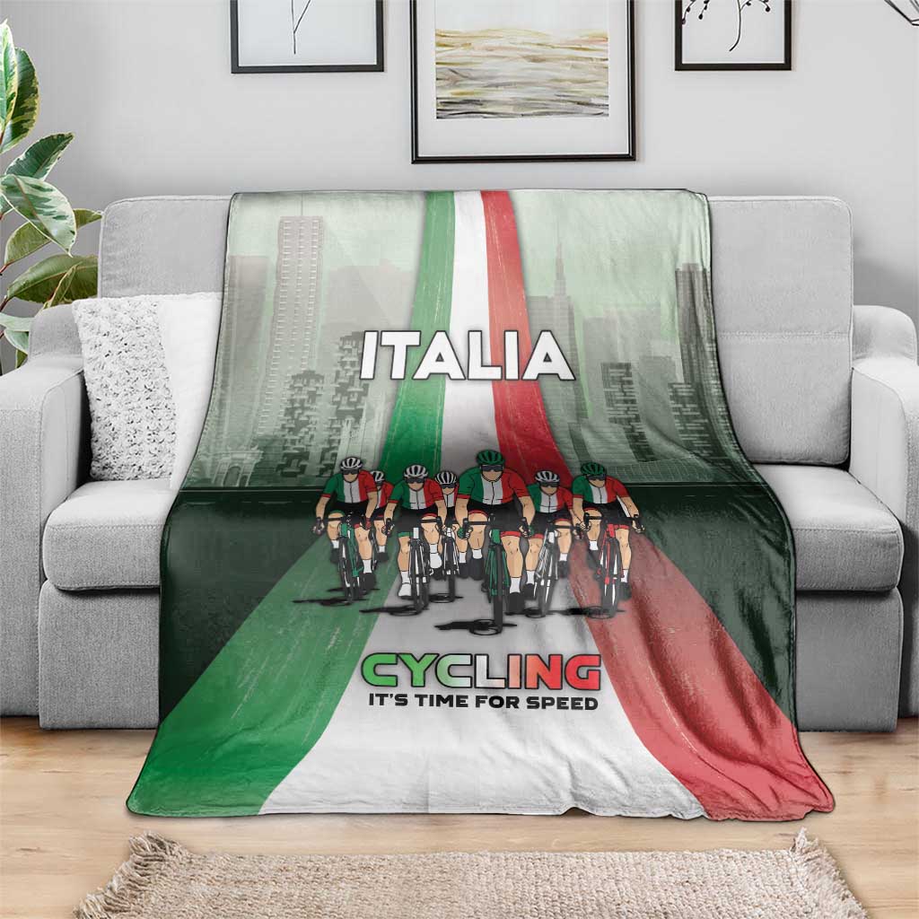 Italy Cycling Blanket Life In The Bike Lane - Wonder Print Shop