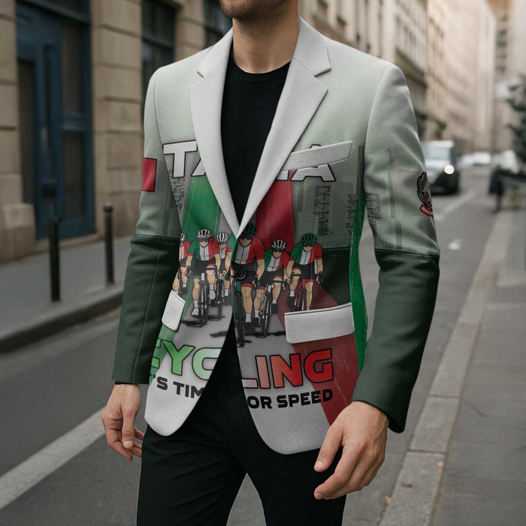 Personalized Italy Cycling Blazer Life In The Bike Lane - Wonder Print Shop
