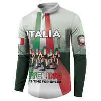 Personalized Italy Cycling Button Sweatshirt Life In The Bike Lane - Wonder Print Shop