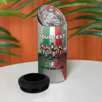 Personalized Italy Cycling 4 in 1 Can Cooler Tumbler Life In The Bike Lane - Wonder Print Shop