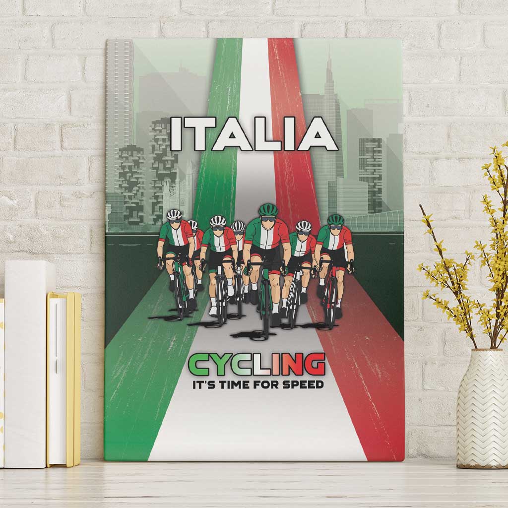 Italy Cycling Canvas Wall Art Life In The Bike Lane - Wonder Print Shop