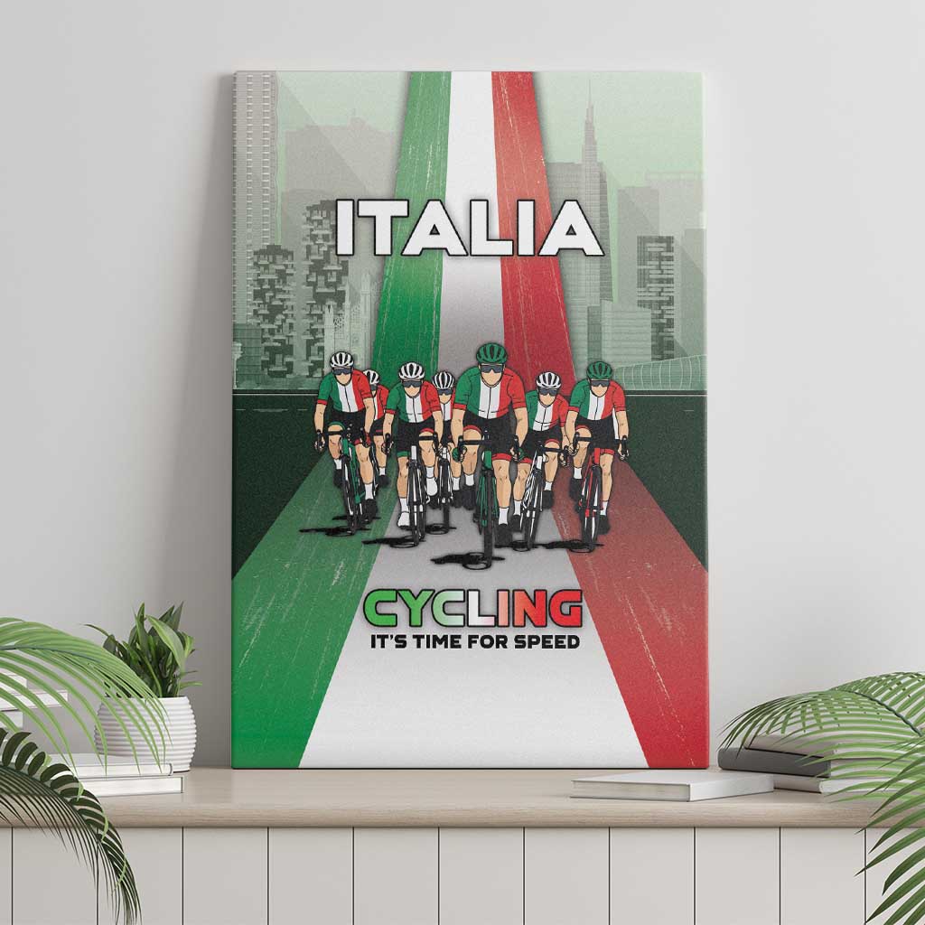 Italy Cycling Canvas Wall Art Life In The Bike Lane - Wonder Print Shop