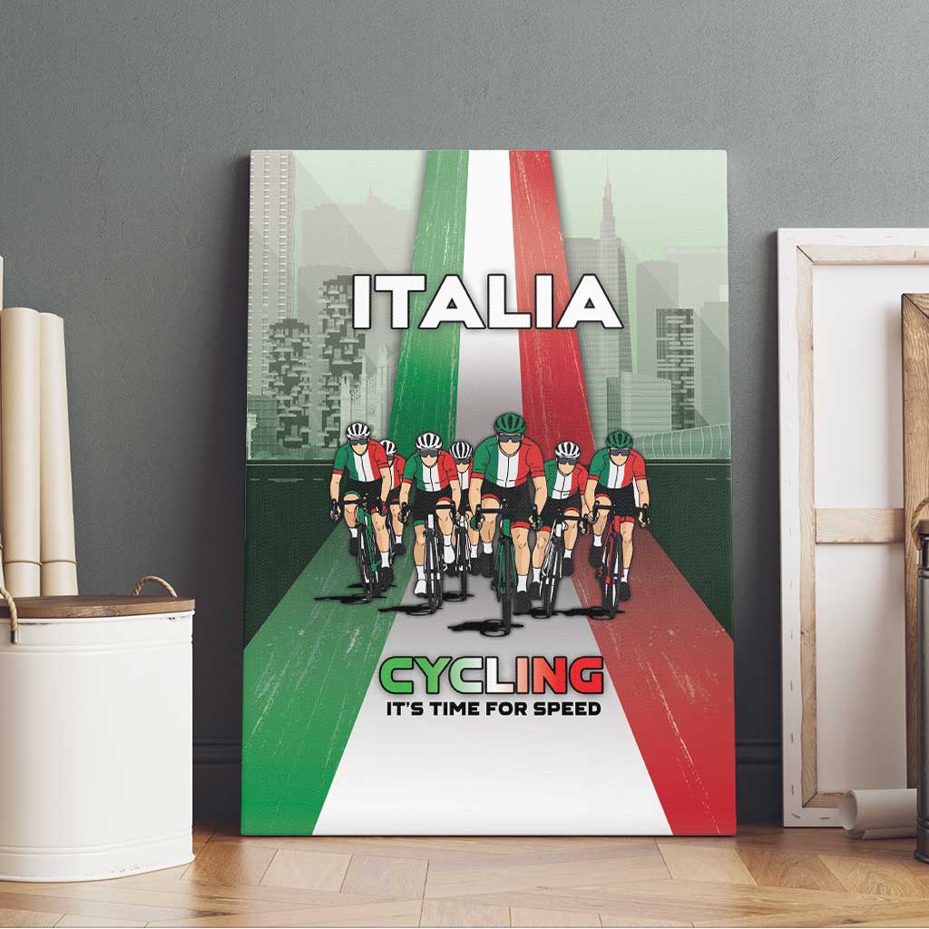 Italy Cycling Canvas Wall Art Life In The Bike Lane - Wonder Print Shop