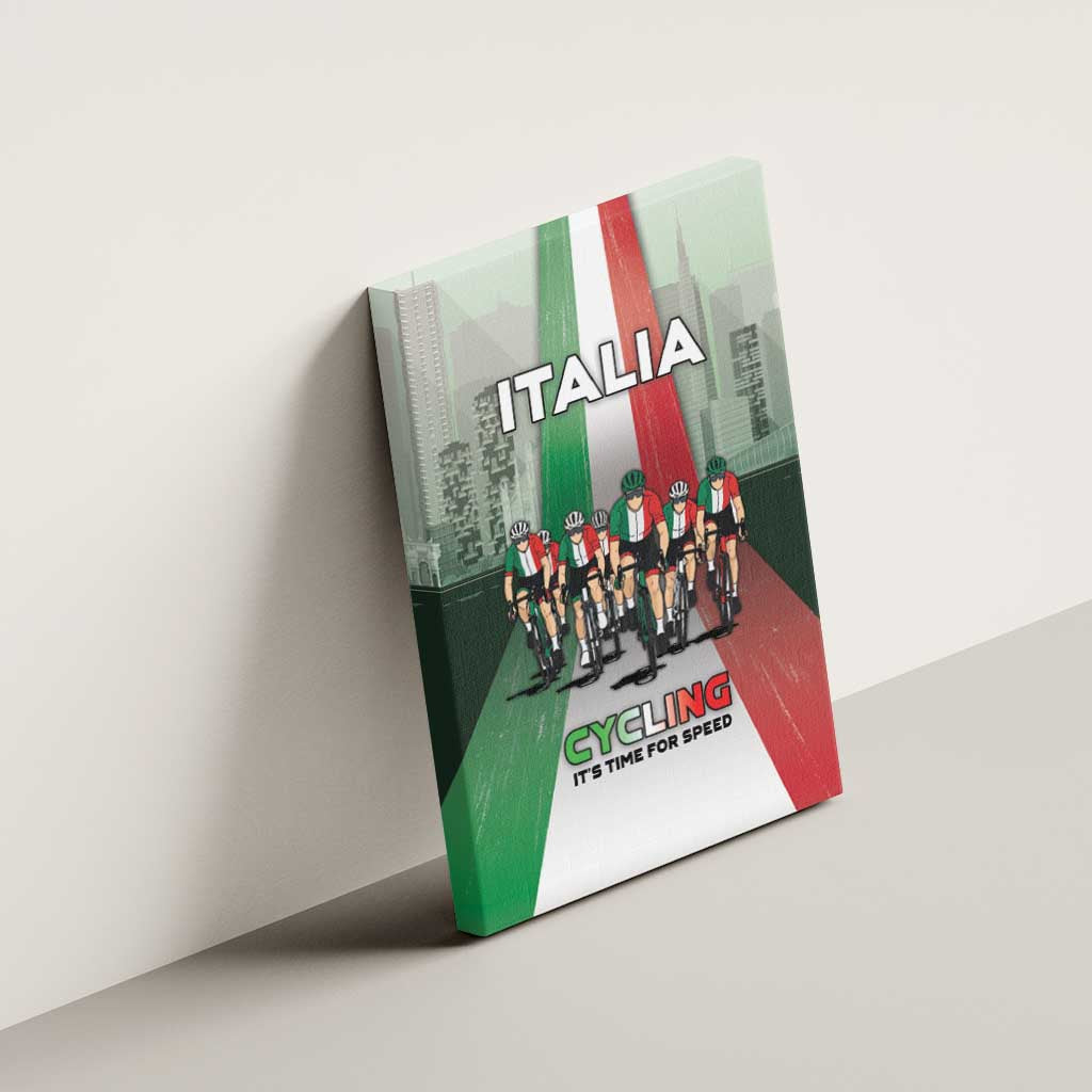 Italy Cycling Canvas Wall Art Life In The Bike Lane - Wonder Print Shop