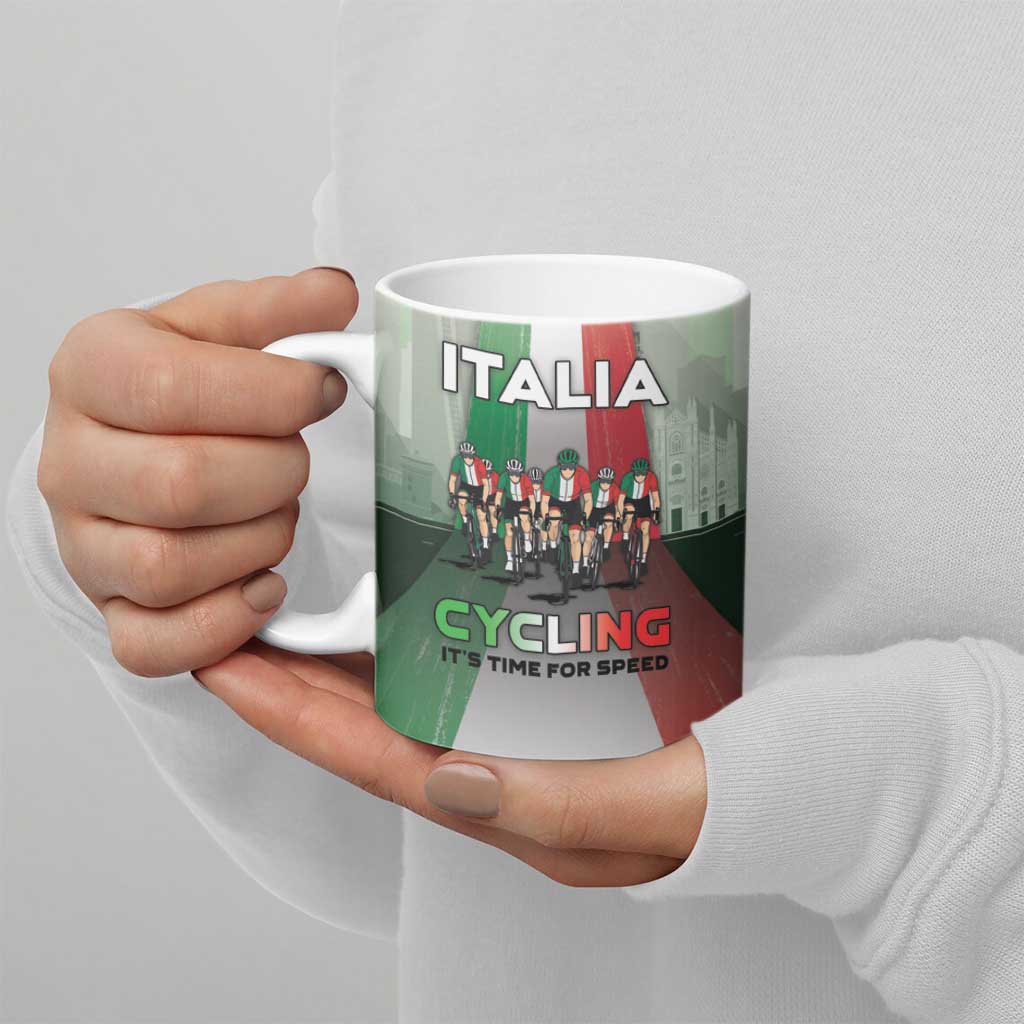 Italy Cycling Ceramic Mug Life In The Bike Lane - Wonder Print Shop