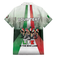 Personalized Italy Cycling Family Matching Long Sleeve Bodycon Dress and Hawaiian Shirt Life In The Bike Lane - Wonder Print Shop