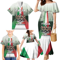 Personalized Italy Cycling Family Matching Mermaid Dress and Hawaiian Shirt Life In The Bike Lane - Wonder Print Shop