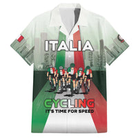 Personalized Italy Cycling Family Matching Off The Shoulder Long Sleeve Dress and Hawaiian Shirt Life In The Bike Lane - Wonder Print Shop