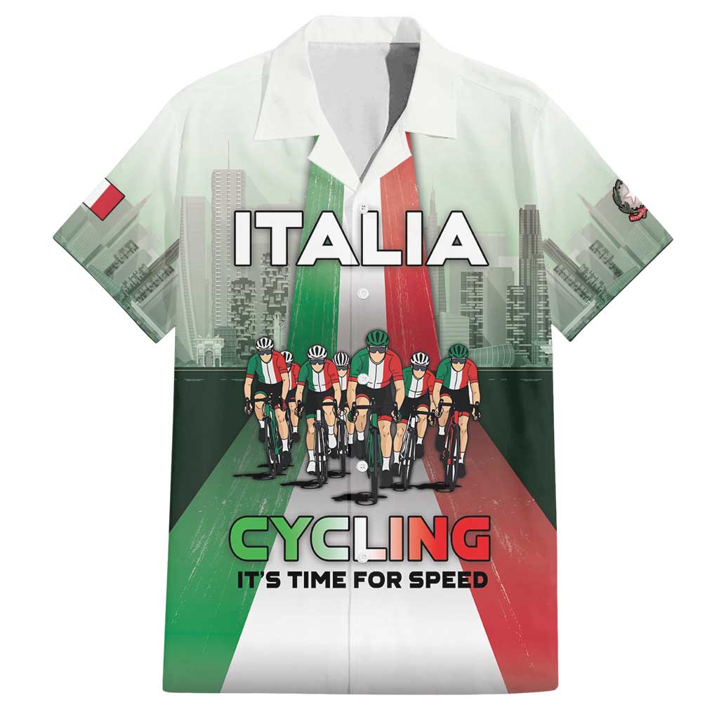 Personalized Italy Cycling Family Matching Puletasi and Hawaiian Shirt Life In The Bike Lane - Wonder Print Shop