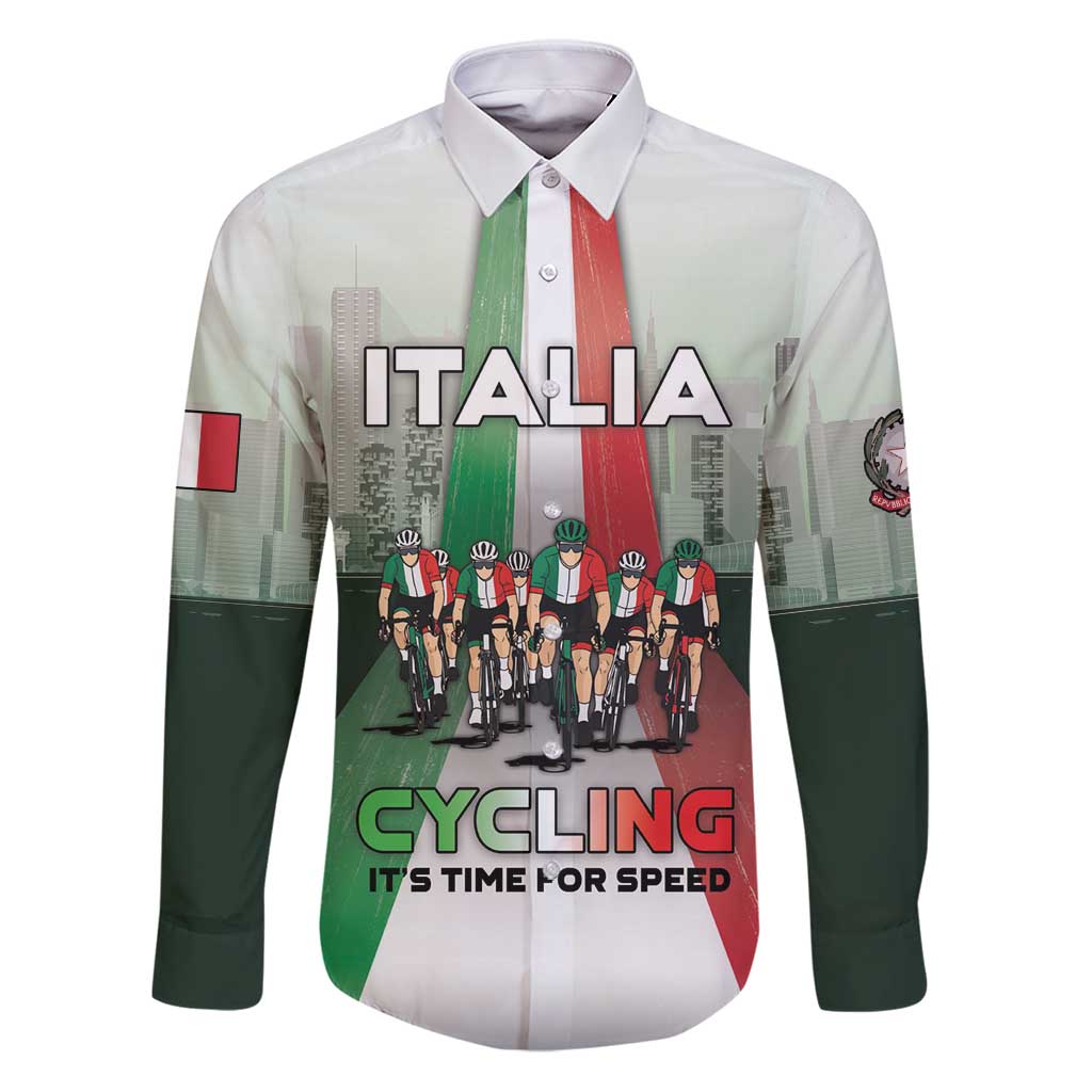 Personalized Italy Cycling Family Matching Puletasi and Hawaiian Shirt Life In The Bike Lane - Wonder Print Shop