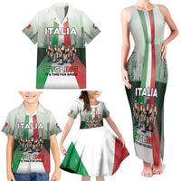 Personalized Italy Cycling Family Matching Tank Maxi Dress and Hawaiian Shirt Life In The Bike Lane - Wonder Print Shop