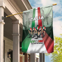 Italy Cycling Garden Flag Life In The Bike Lane - Wonder Print Shop