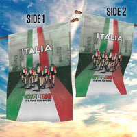 Italy Cycling Garden Flag Life In The Bike Lane - Wonder Print Shop