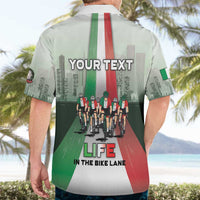 Personalized Italy Cycling Hawaiian Shirt Life In The Bike Lane - Wonder Print Shop