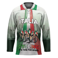 Personalized Italy Cycling Hockey Jersey Life In The Bike Lane - Wonder Print Shop