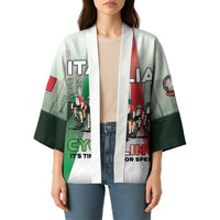Personalized Italy Cycling Kimono Life In The Bike Lane - Wonder Print Shop