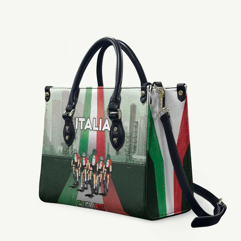 Italy Cycling Leather Bag Life In The Bike Lane - Wonder Print Shop