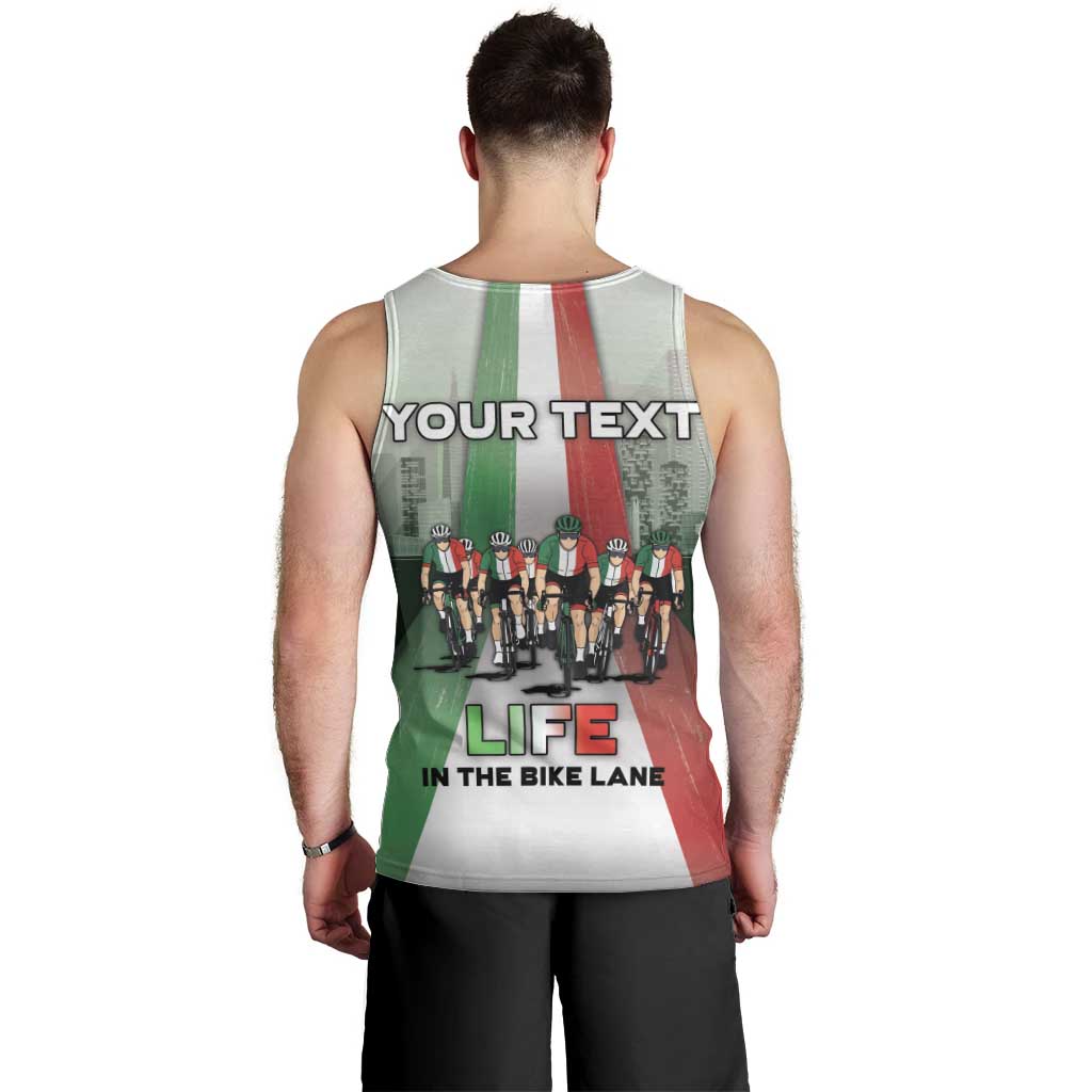 Personalized Italy Cycling Men Tank Top Life In The Bike Lane - Wonder Print Shop
