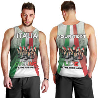 Personalized Italy Cycling Men Tank Top Life In The Bike Lane - Wonder Print Shop