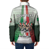 Personalized Italy Cycling Padded Jacket Life In The Bike Lane - Wonder Print Shop