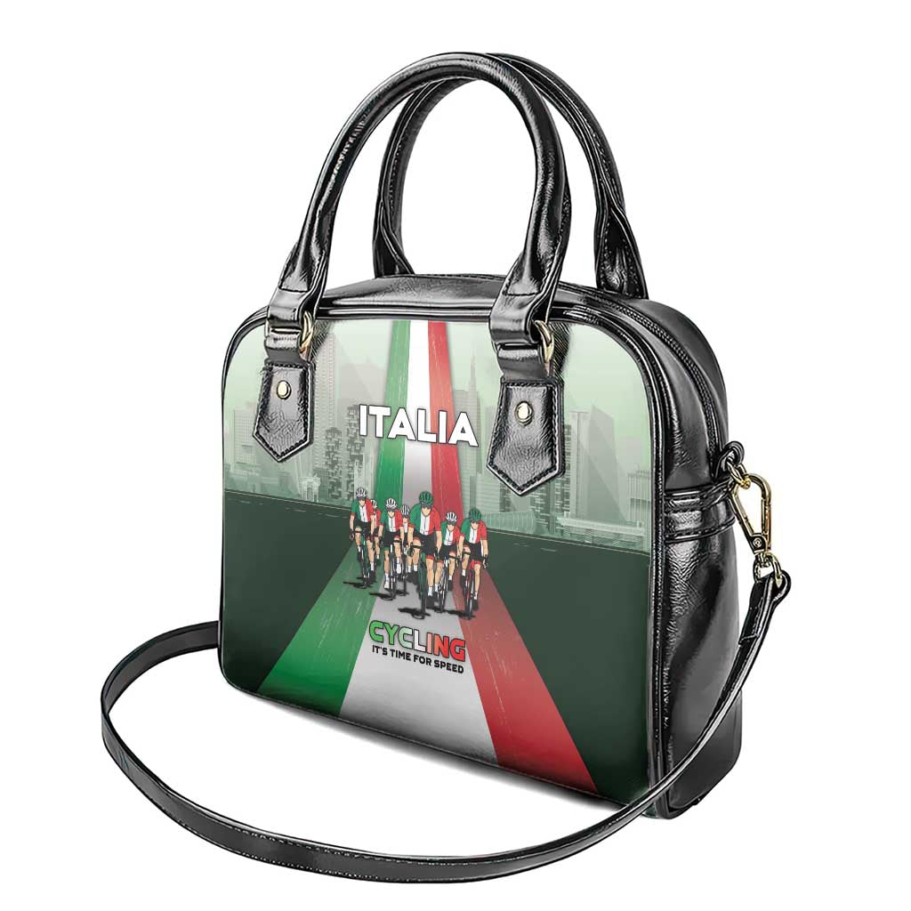Italy Cycling Shoulder Handbag Life In The Bike Lane - Wonder Print Shop