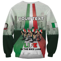 Personalized Italy Cycling Sweatshirt Life In The Bike Lane - Wonder Print Shop