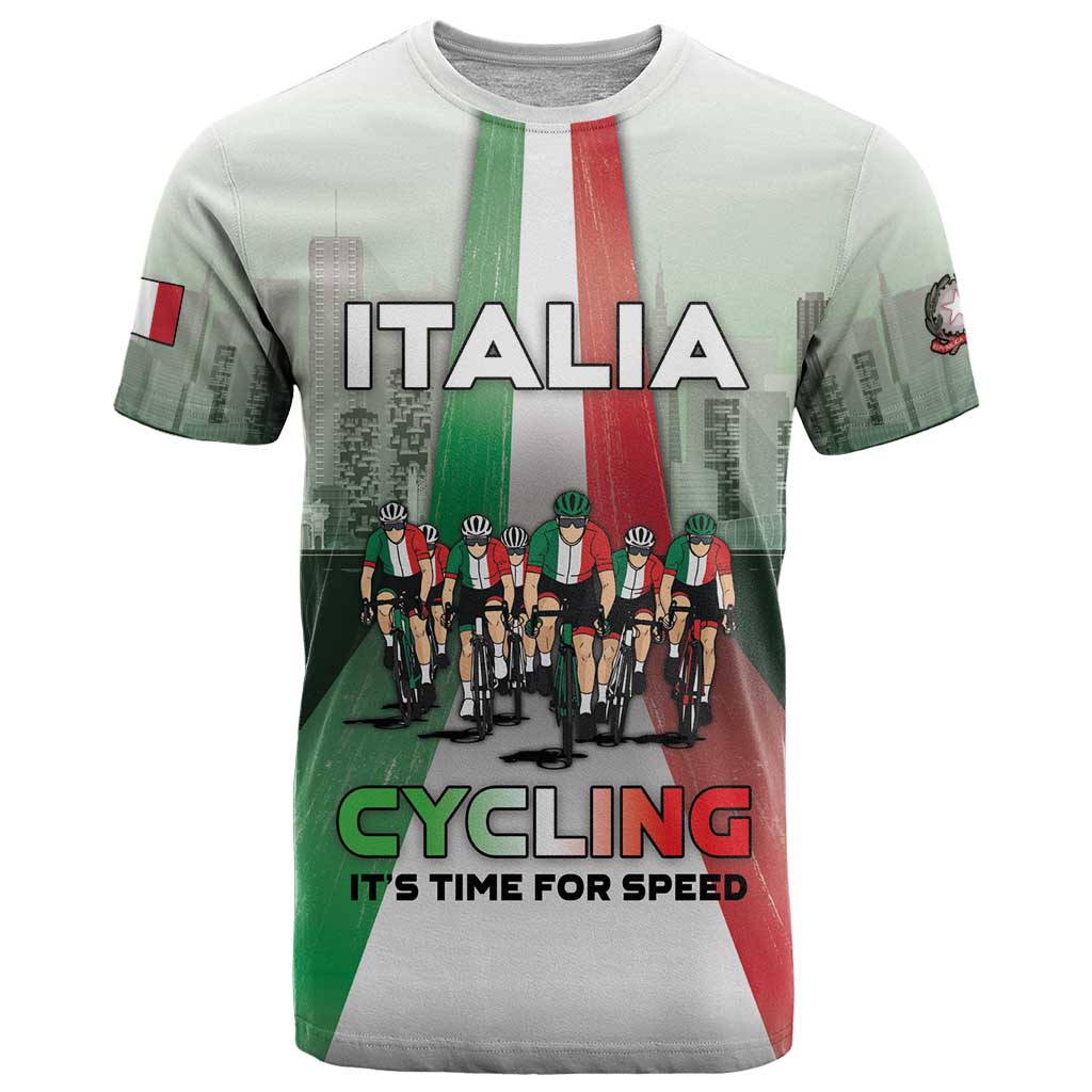 Personalized Italy Cycling T Shirt Life In The Bike Lane - Wonder Print Shop