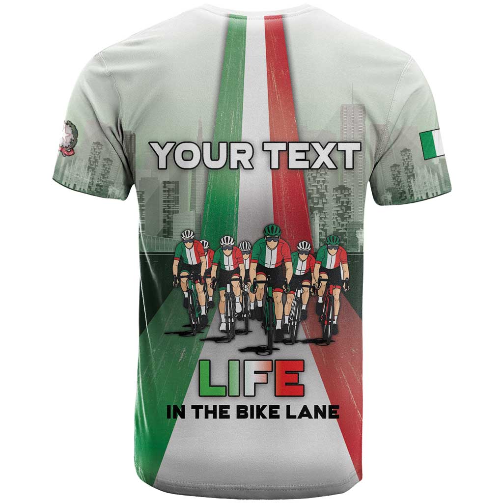 Personalized Italy Cycling T Shirt Life In The Bike Lane - Wonder Print Shop