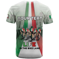 Personalized Italy Cycling T Shirt Life In The Bike Lane - Wonder Print Shop